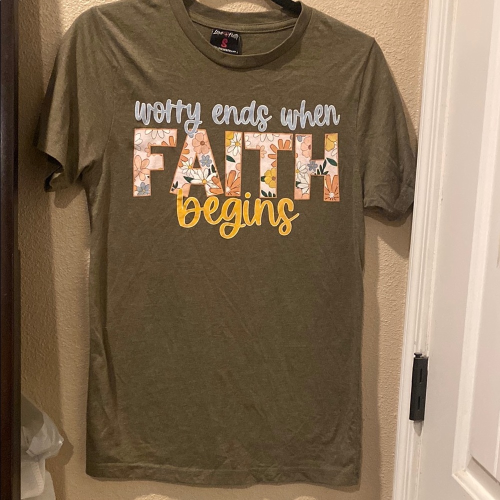 Love in Olive Green Tee
